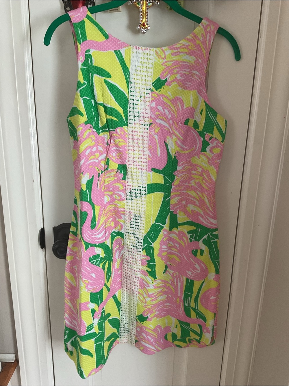 Lilly Pulitzer Bright Pink & Yellow Tropical Dress